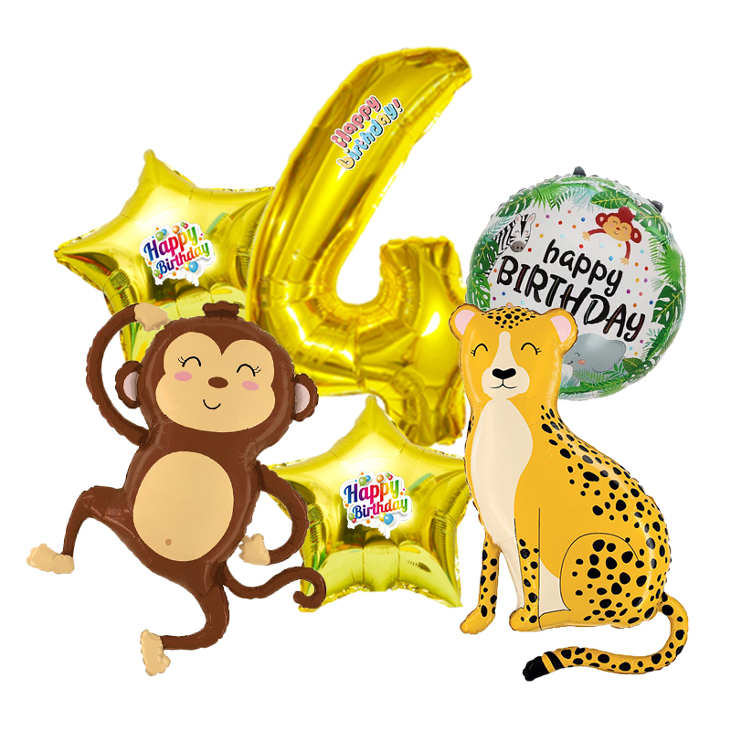 Wedding Zoo - Ballons animaux de la jungle Singe