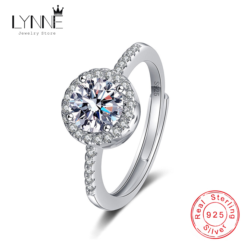 Wedding Z - Nouveau 925 en argent Sterling rond