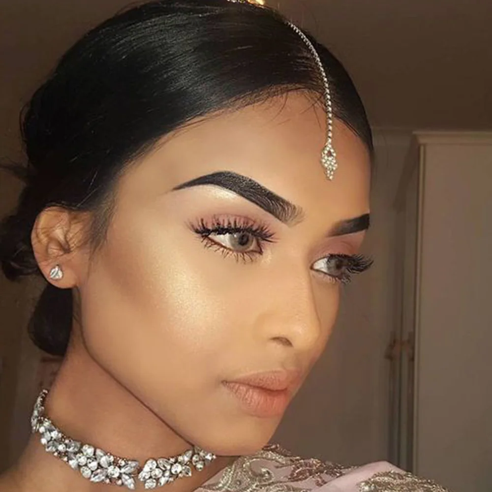 Indian Wedding Supply - Stonefans – chaîne frontale géométrique pour