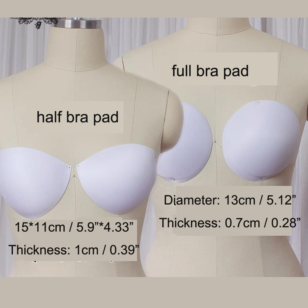 Wedding Lulu - Coussinets de soutien-gorge en mousse éponge