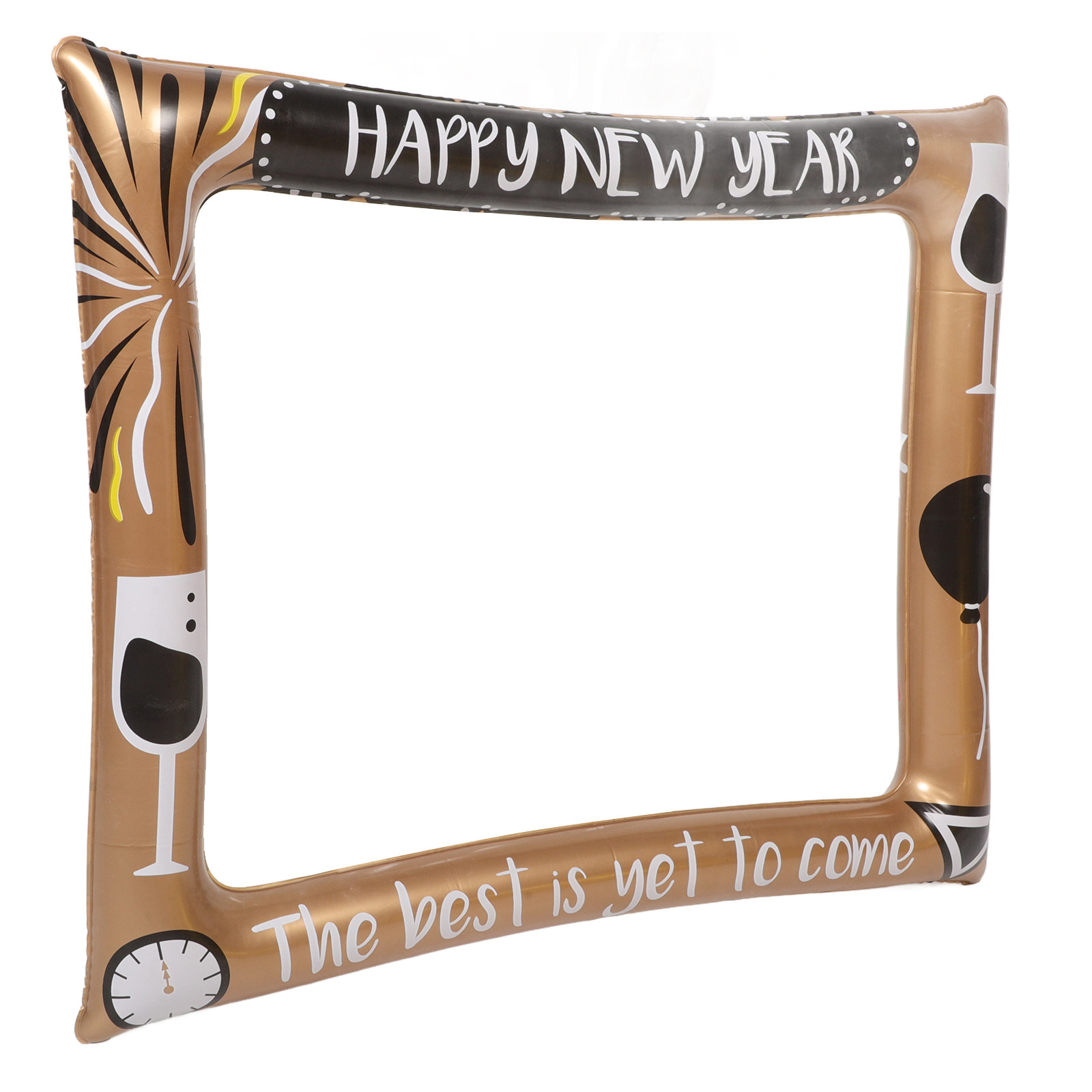 Photo Booth Prop - Cadre photo gonflable Joyeux Nouvel An,