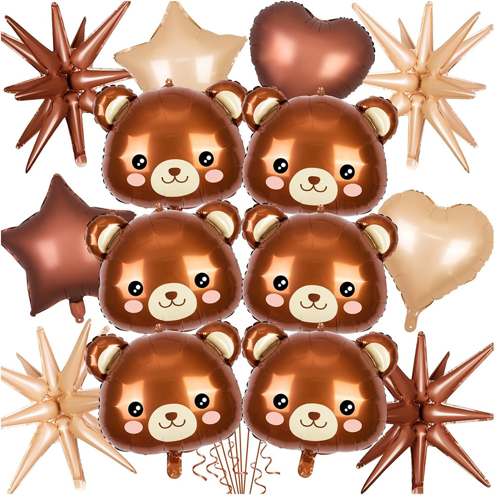 Wedding Zoo - Ballon en aluminium ours en peluche,