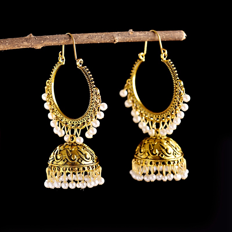 Indian Wedding Supply - Jhumka – bijoux indiens pour femmes,