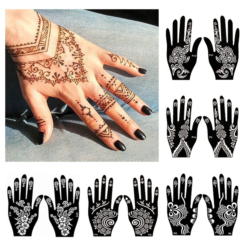 Pochoirs de tatouage au henné  - Indian Wedding Supply avis et prix