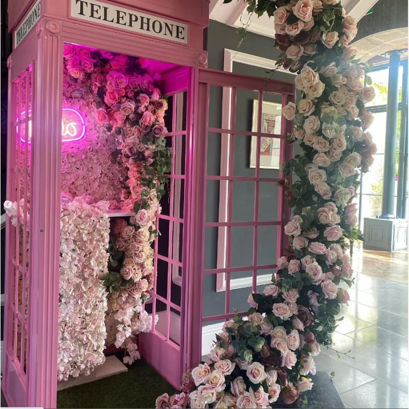 Cabine téléphonique rose perso - Photo Booth Prop avis et prix