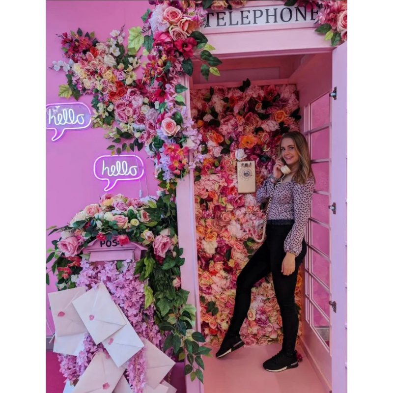 Cabine téléphonique rose perso - Photo Booth Prop avis et prix