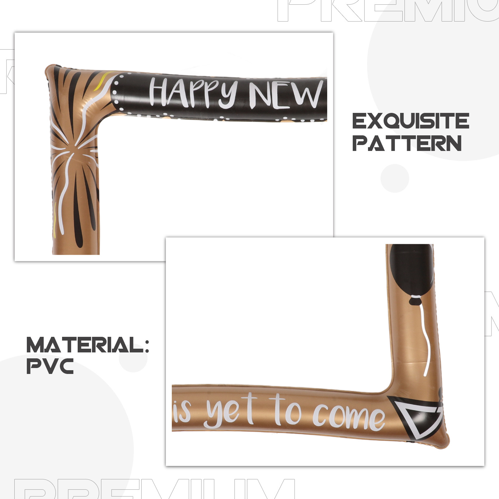 Cadre photo gonflable Joyeux N - Photo Booth Prop avis et prix