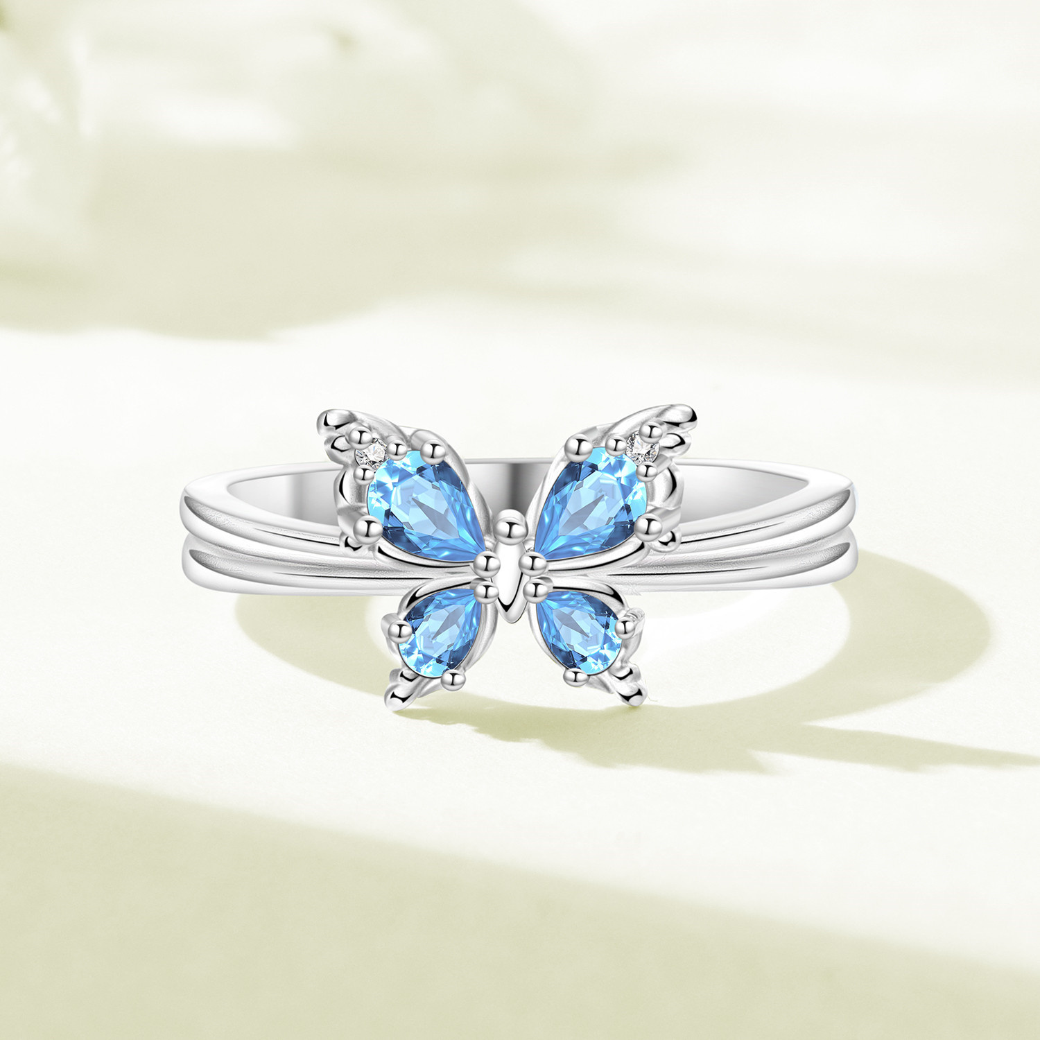 Bague papillon élégante en arg - Wedding Z avis et prix