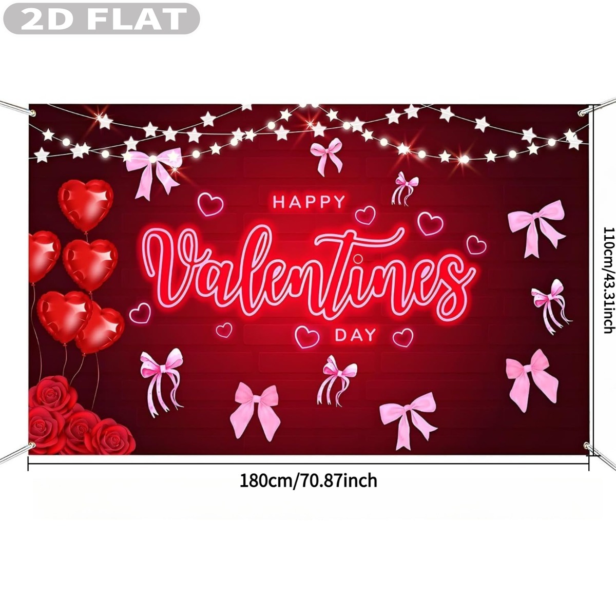 2D plat 1pc joyeux saint valen - Photo Booth Prop avis et prix