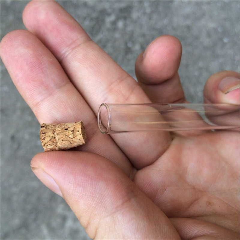 200pcs 10x75mm Transparent Gla - Wedding Zoo avis et prix