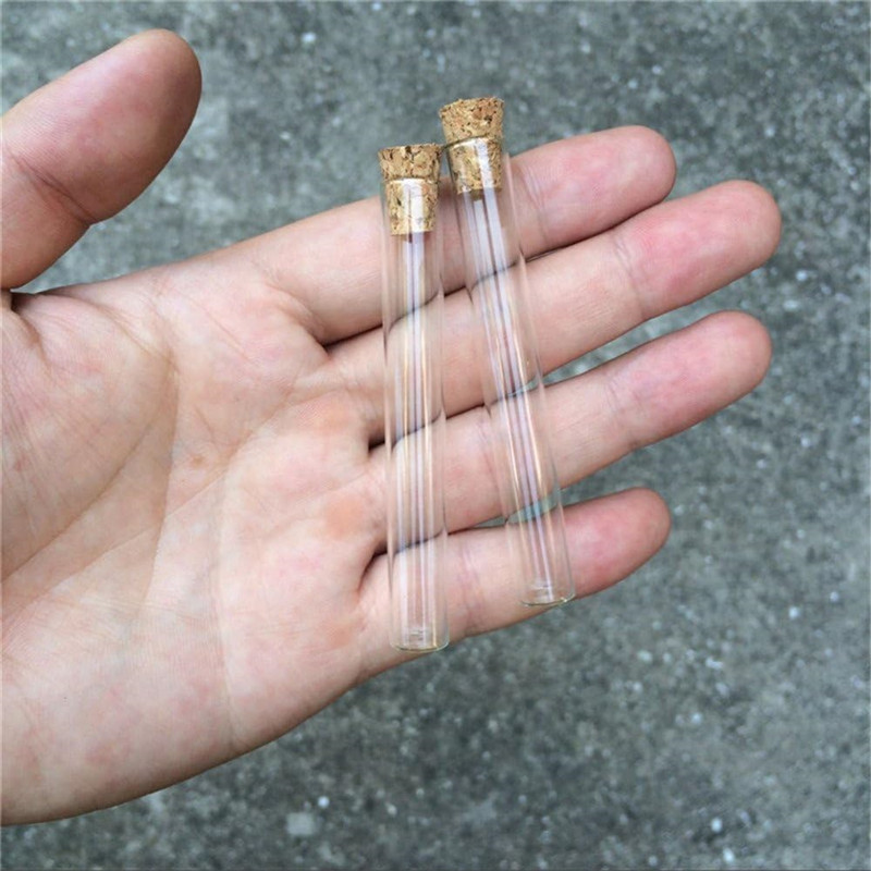 200pcs 10x75mm Transparent Gla - Wedding Zoo avis et prix