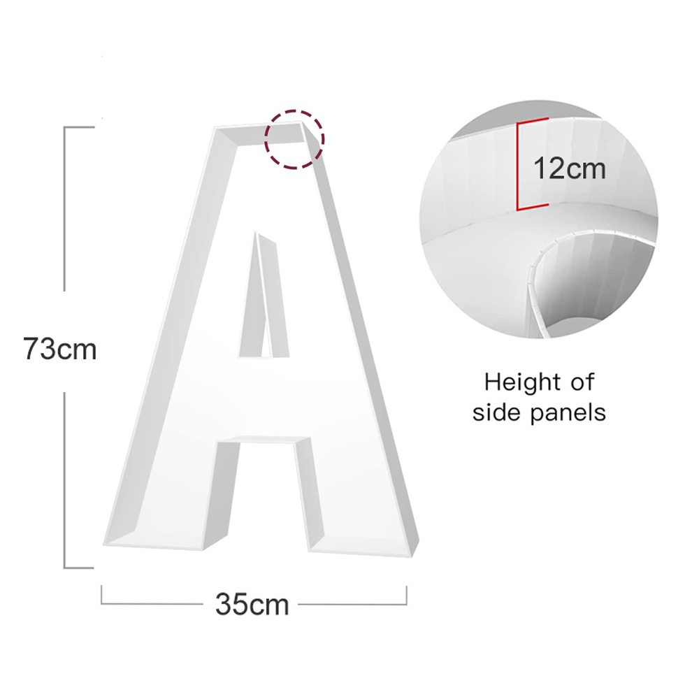 2.4FT Lettres Ballons Cadre Mo - Wedding Z avis et prix