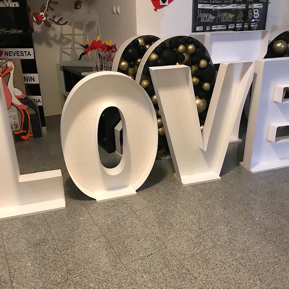 2.4FT Lettres Ballons Cadre Mo - Wedding Z avis et prix