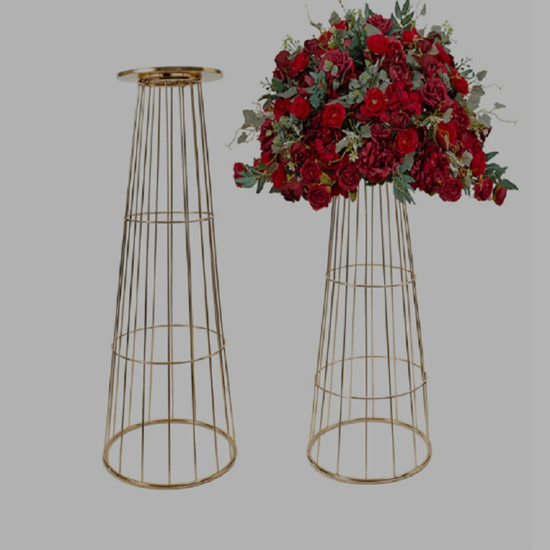 Vases en métal en forme de tro - Wedding Decor Supply Store avis et prix