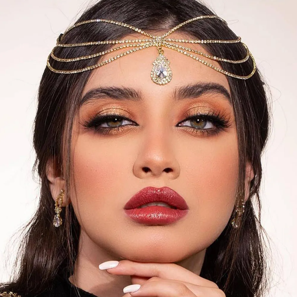 XSBODY Boho mariée strass tête - Indian Wedding Supply avis et prix