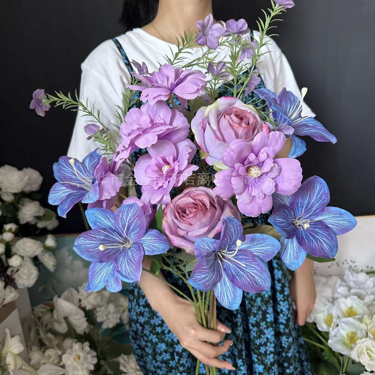 Fleurs artificielles de lys bl - Wedding Supply Shops avis et prix