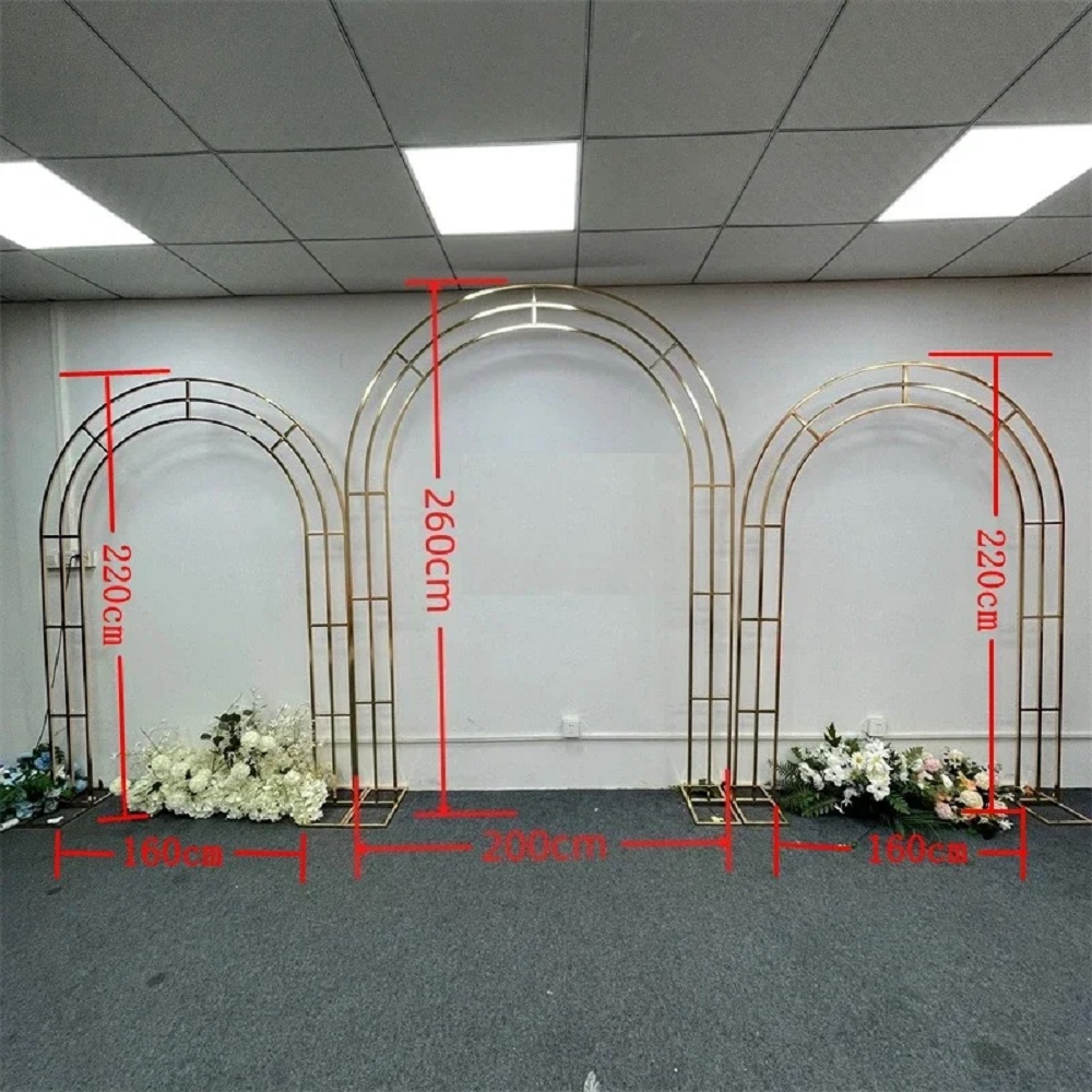 Support d'arc de mariage en or - Wedding Decor Supply Store avis et prix