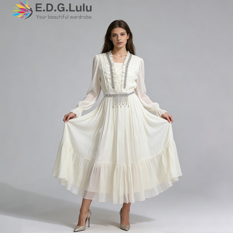 EDGLuLu Robe longue élégante e - Wedding Lulu avis et prix